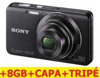 Camera Digital Sony W630 Dsc-w630 16.1 + 8gb + Capa + Tripe