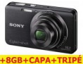 Camera Digital Sony W630 Dsc-w630 16.1 + 8gb + Capa + Tripe